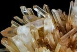 Tangerine Quartz Crystal Cluster - Madagascar #112834-3